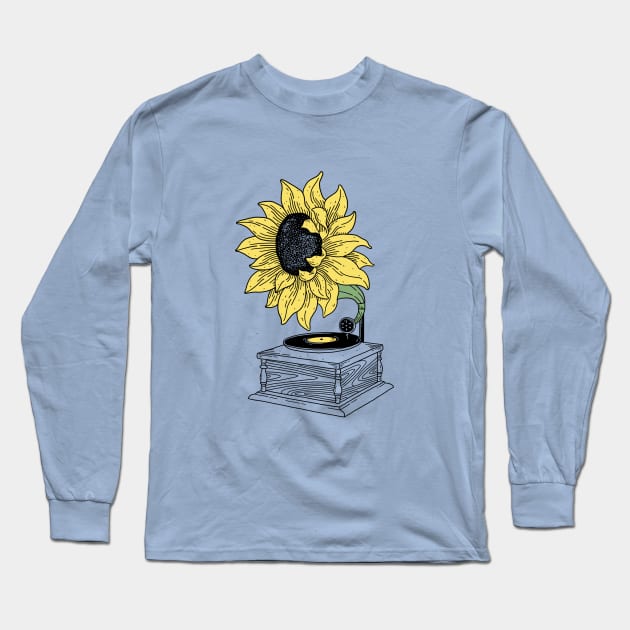 Singing in the sun Long Sleeve T-Shirt by prawidana